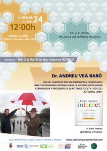 Presentacion de  Como Creamos Internet de Andres Vea en el Senado