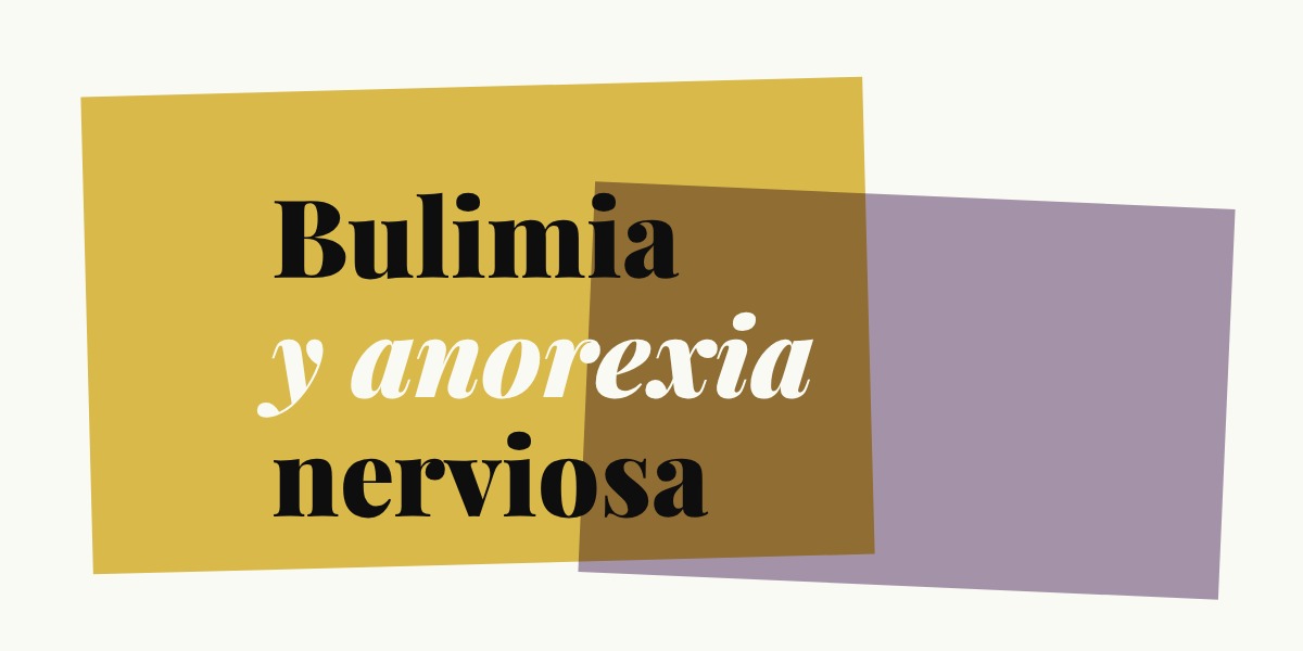 Bulimia y anorexia nerviosa